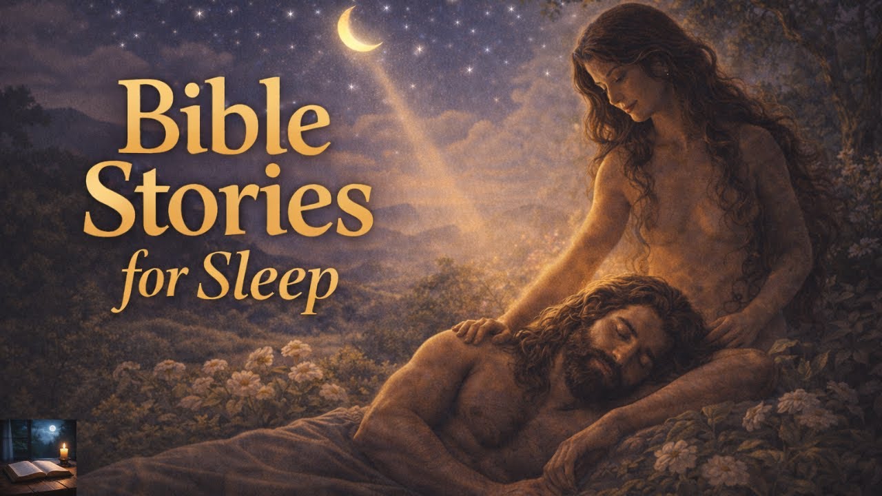 Bible Sleep Story | The Deep Sleep of Adam: Eve's Creation Story | Relaxing Bedtime Reading