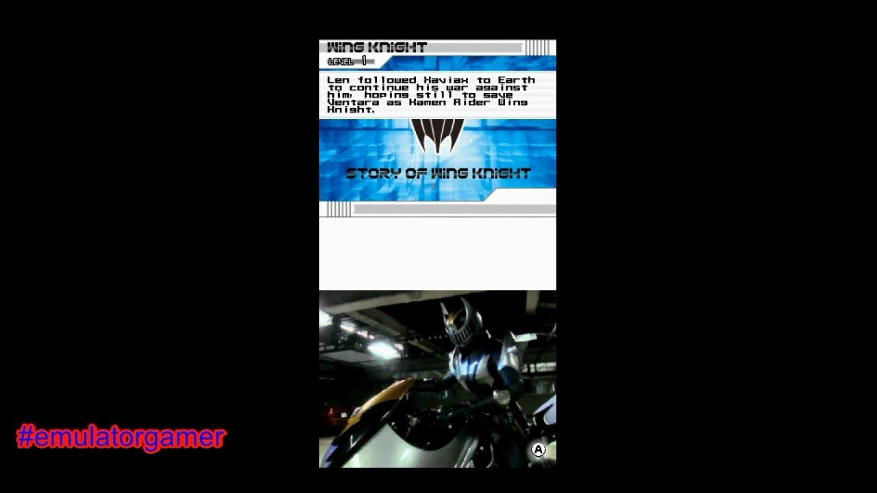 Kamen Rider Dragon Knight (Nintendo DS) Ventara Mode - Wing Knight Story Part 1