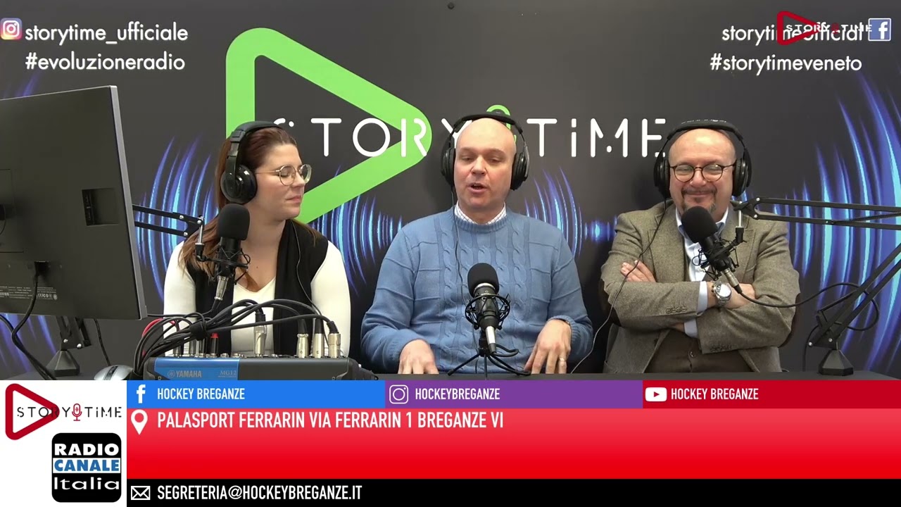 🎧 L'Hockey Breganze ospite Storytimeufficial Canale Italia 🎬