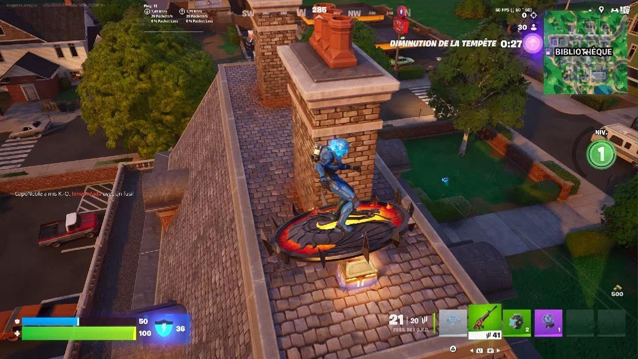 Fortnite Blitz objectif top 1 (Top 2 challenge dans la tempête)