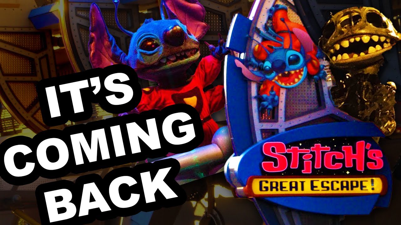 I'm Convinced Stitch’s Great Escape is Returning to Magic Kingdom