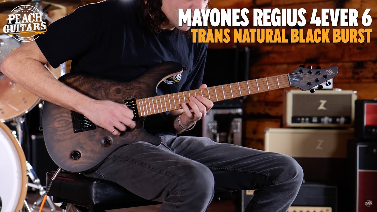 No Talking...Just Tones | Mayones Regius 4Ever 6 Trans Natural Black Burst Satin