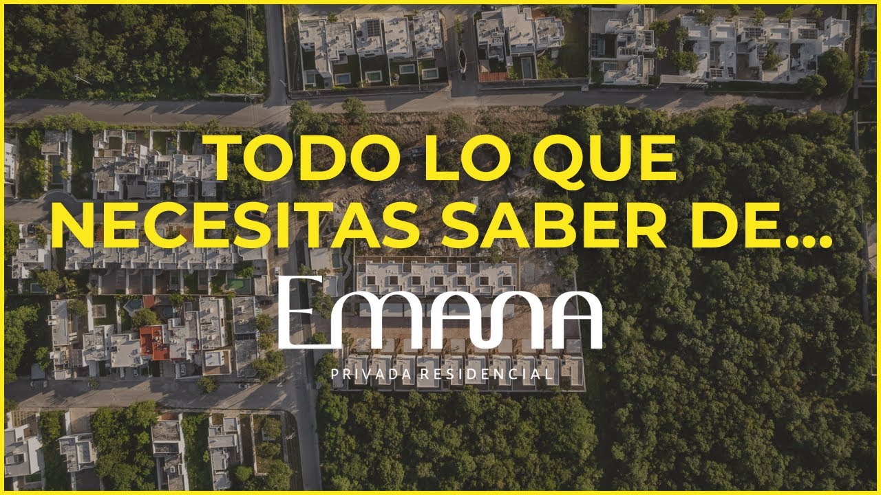 Todo lo que necesitas saber antes de invertir en EMANA 😙 I Conkal, Mérida, Yuc.