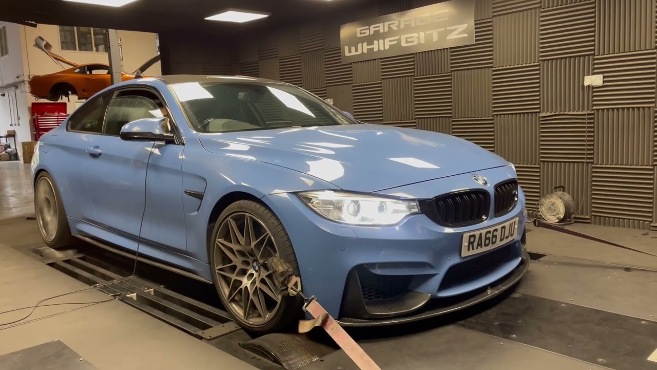 590BHP BMW M4 Whifbitz stage 2+ dyno power run!!