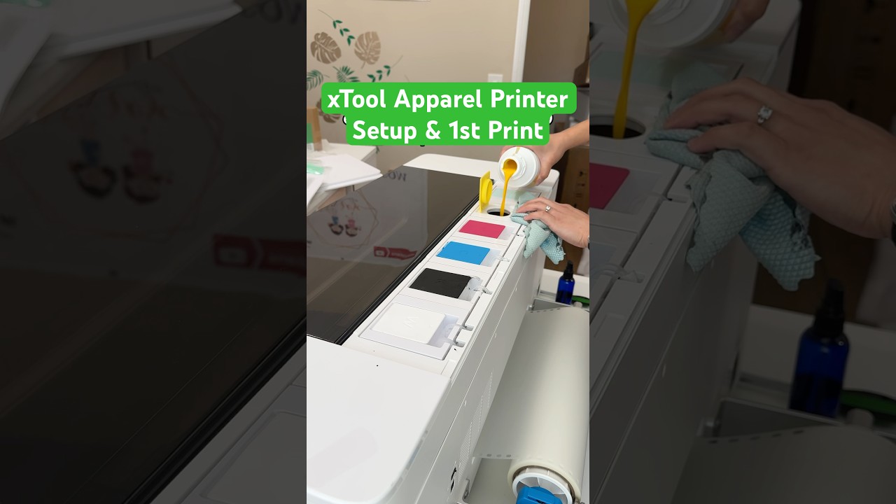 Setting up the new xTool Apparel Printer. Part 3 