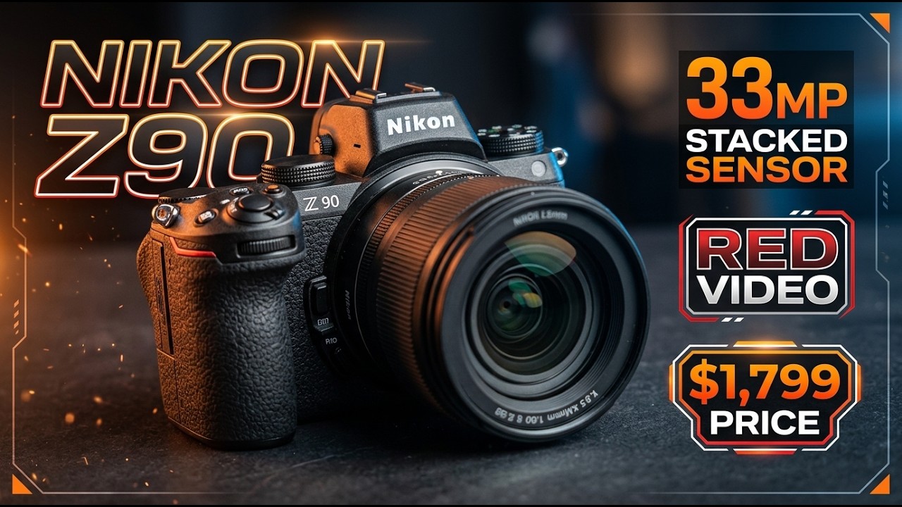 УТЕЧКА Nikon Z90: многослойная матрица 33 Мп, видео RED и цена $1799!