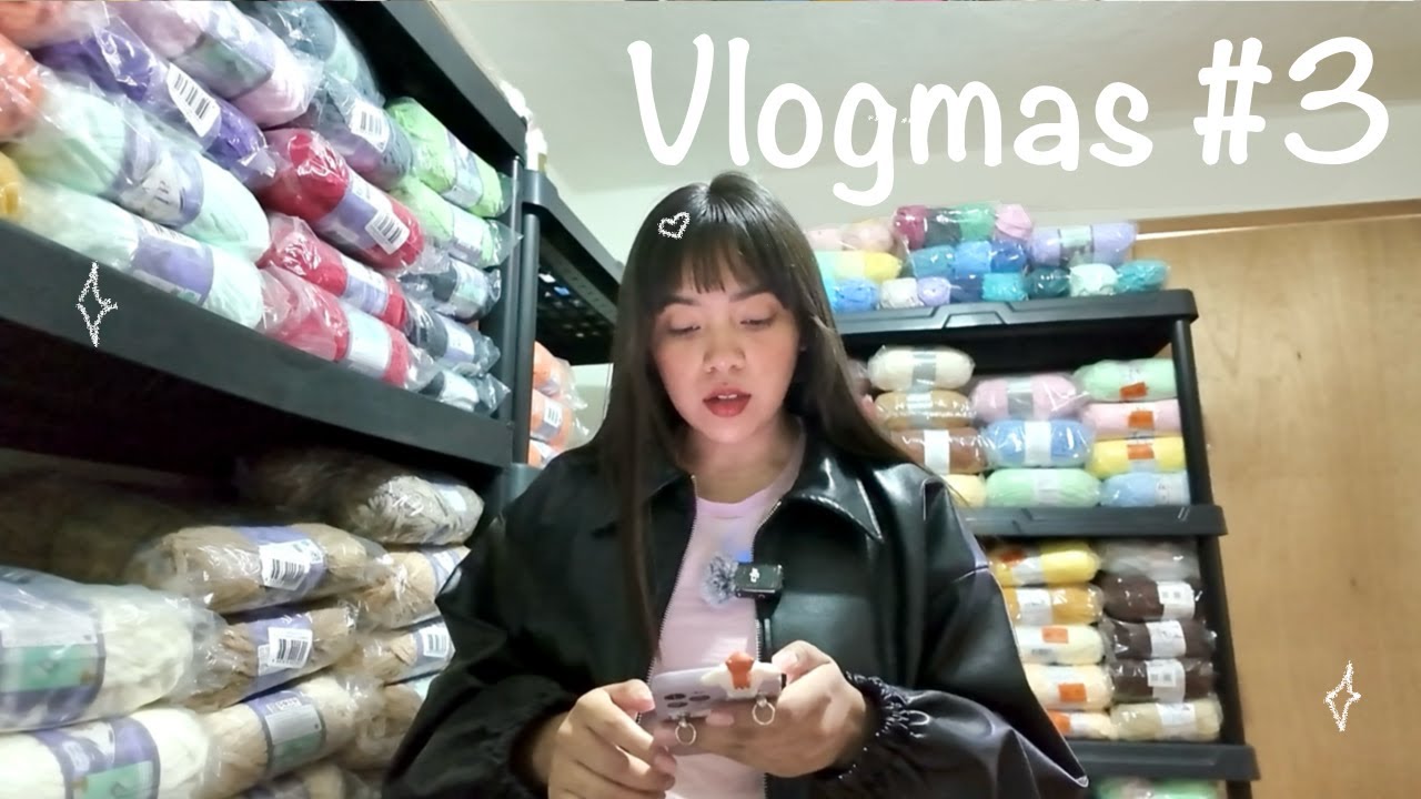 Vlogmas #3 | Les Mostramos la Bodeguita de Hilos 💖 | Vlog Crochet Toeygurumi