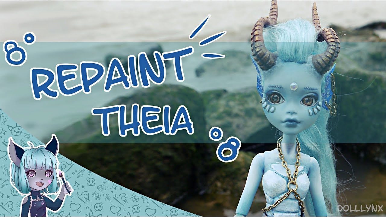 REPAINT WITHOUT A PLAN?! || Custom OOAK doll || Theia