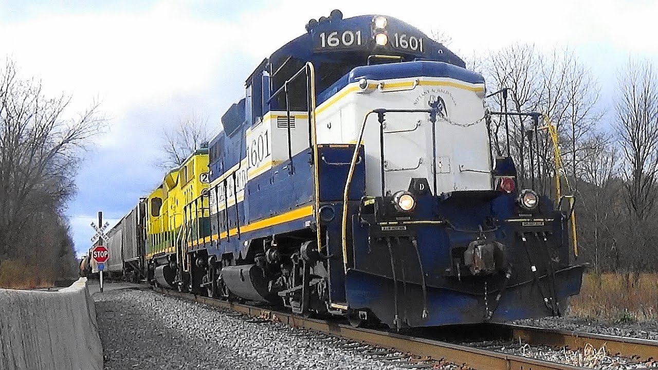 Classic Power & Cool Horn! NBER 1601 & LVRR 2016 on the Nittany & Bald Eagle Railroad