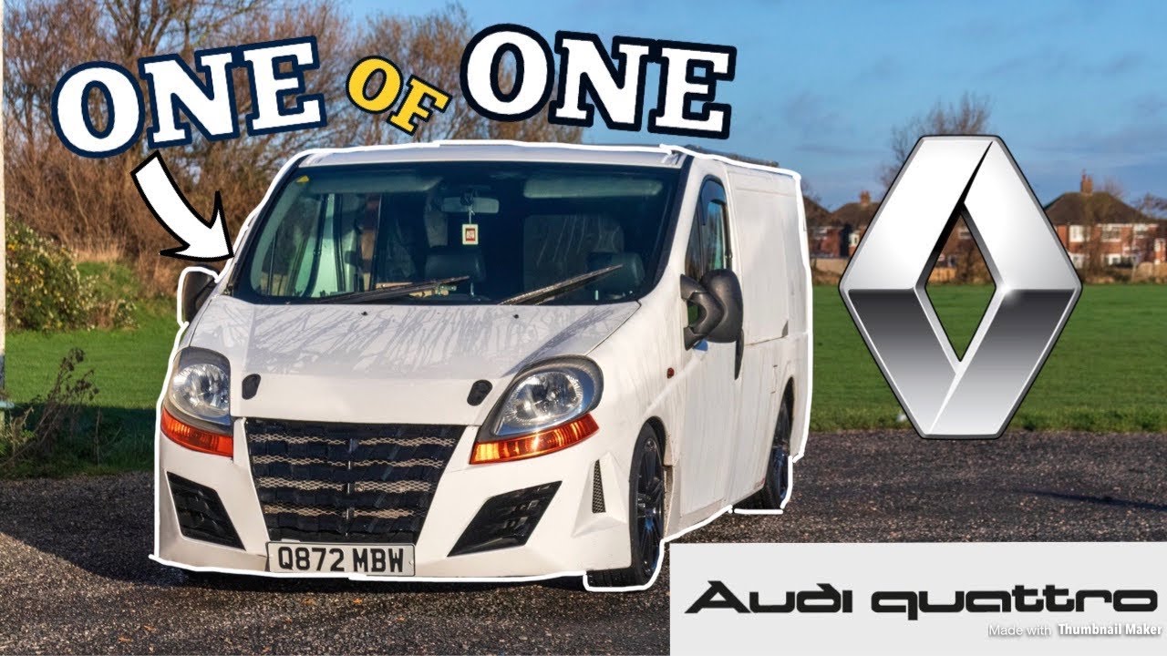 ONE MAN BUILT A CRAZY RENAULT/AUDI CAMPER VAN FOR SKIING ⛷️