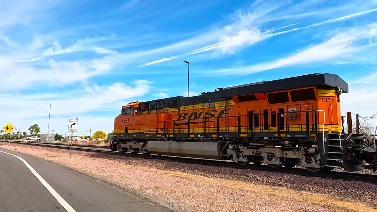 Catch a Glimpse! BNSF Trains Rolling Down Grand Avenue