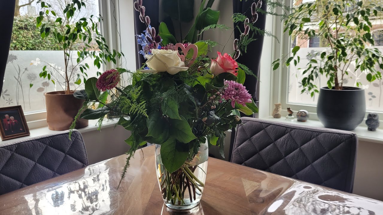 The flowers i received for Valentines Day were beautiful.