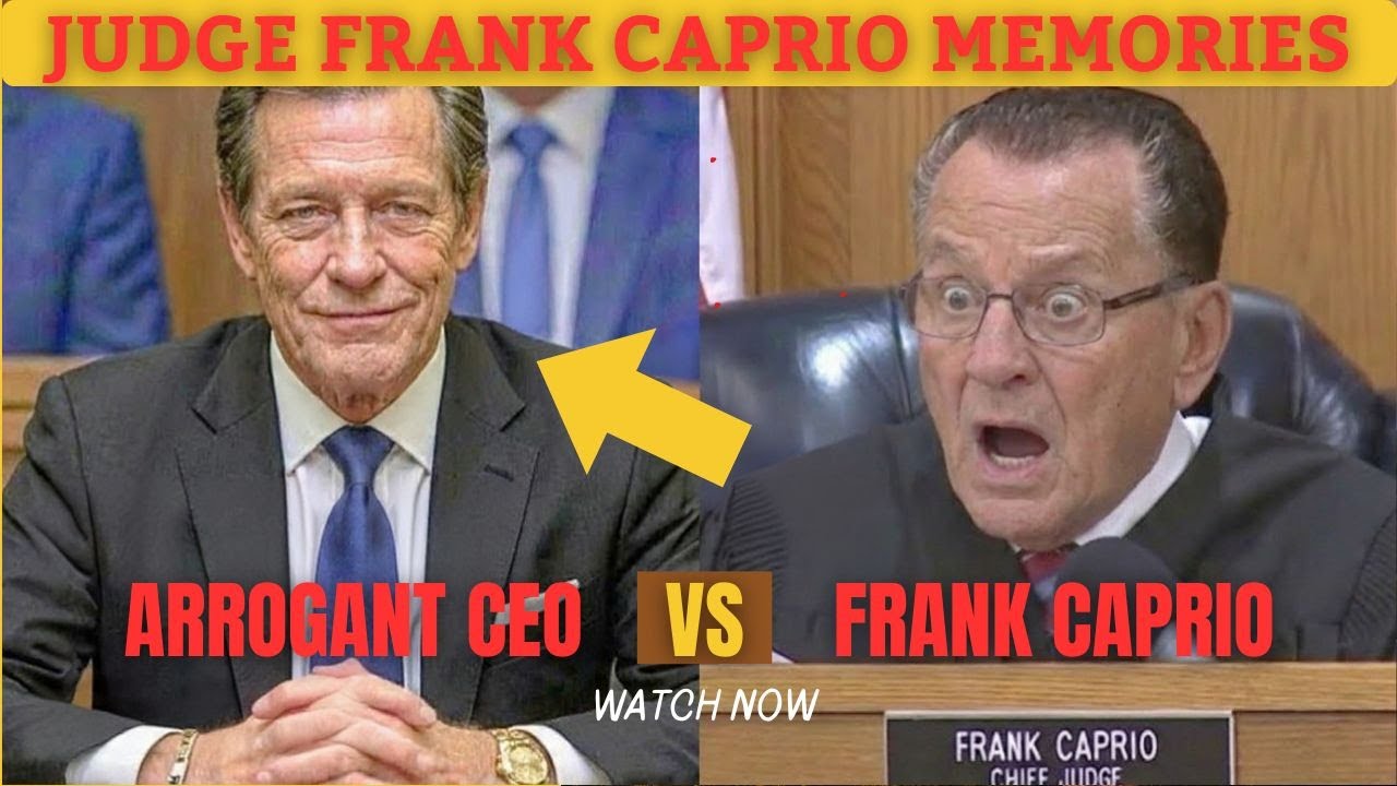 Arrogant CEO Humiliates a Janitor in Court — Judge Caprio Teaches a Lesson No One Expected