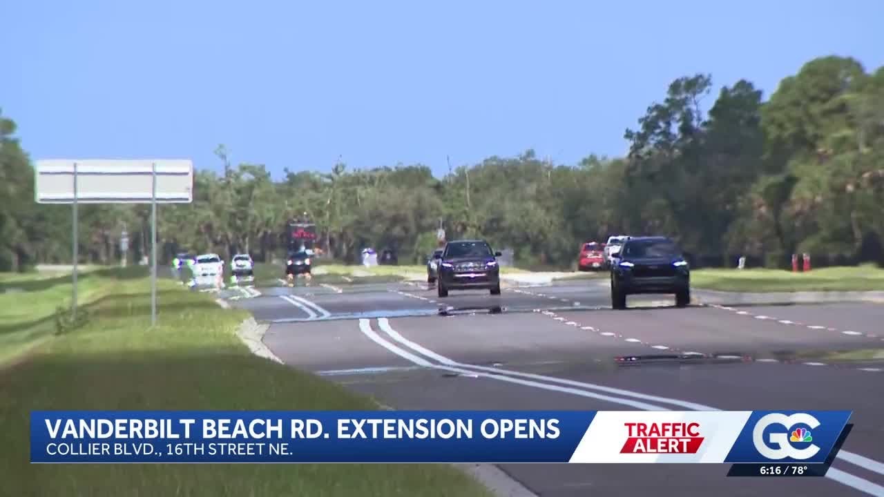 Vanderbilt Beach Road extension now open in Collier County