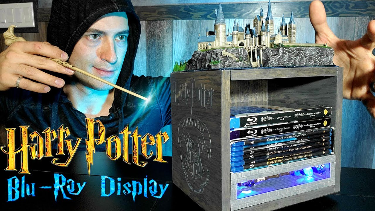 HARRY POTTER - HOGWARTS Blu-Ray Display, Book Nook, 3d Printed Diorama
