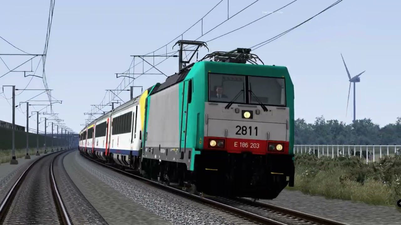 NMBS SNCB | Eurocity | Benelux | HLE 2811 | Bombardier Traxx | Antwerpen - Breda | Brttrainz | 2/2