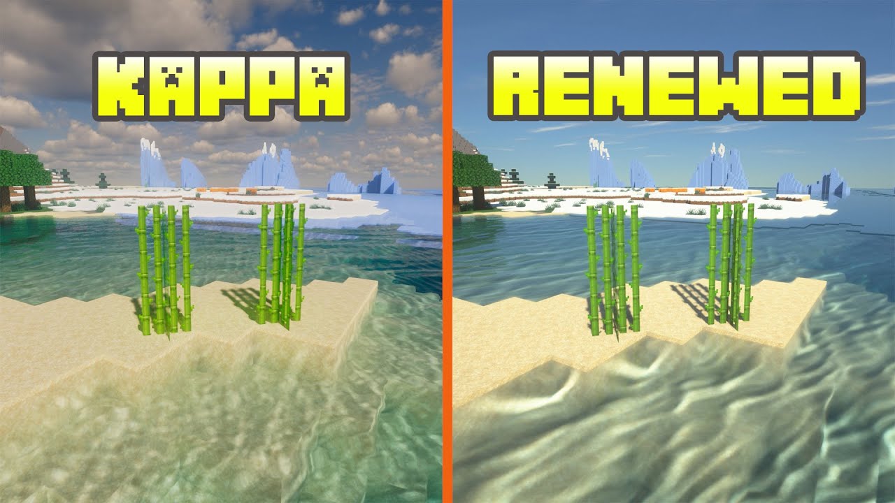 Kappa Shaders vs Seus Renewed | Shader Comparison