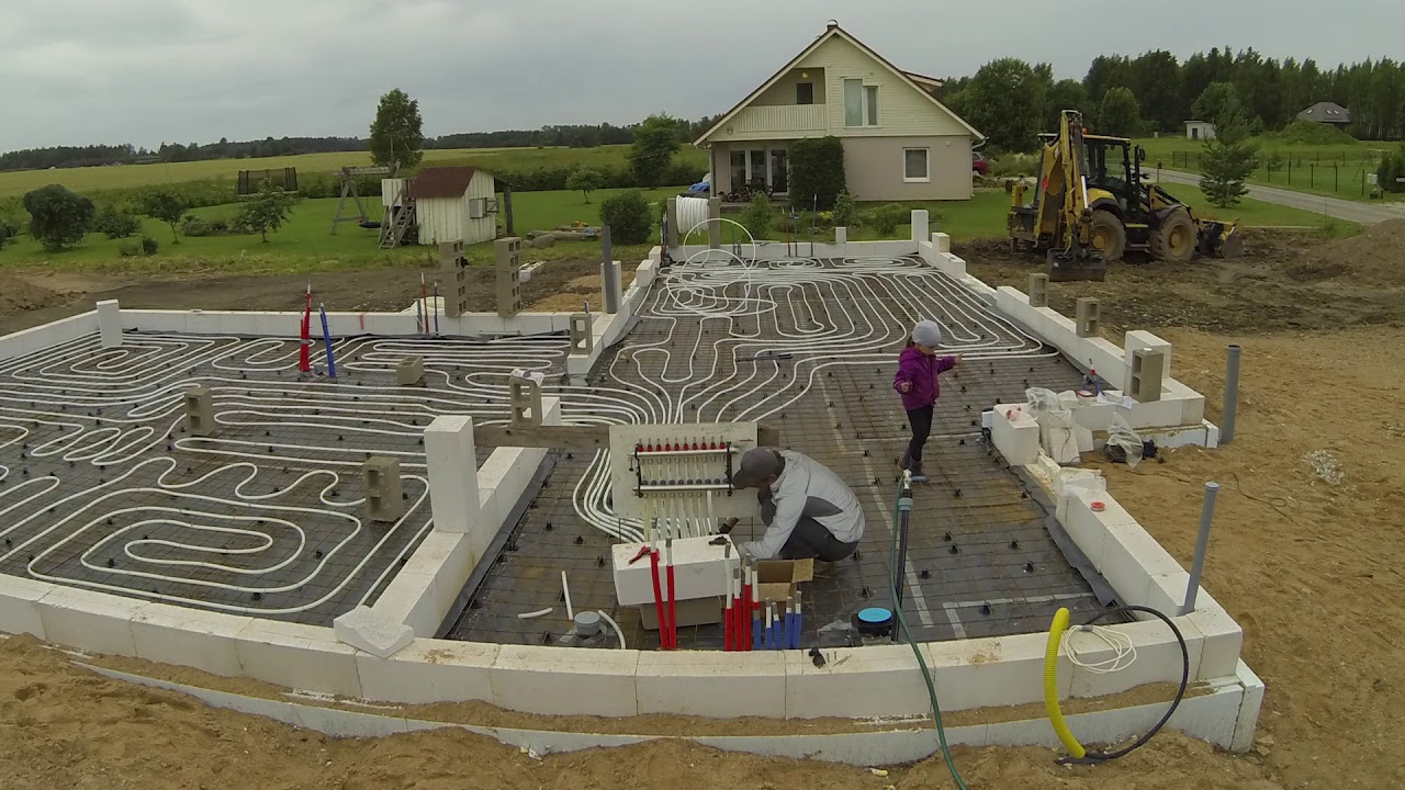 Põranda ettevalmistus + valamine / floor construction + pouring