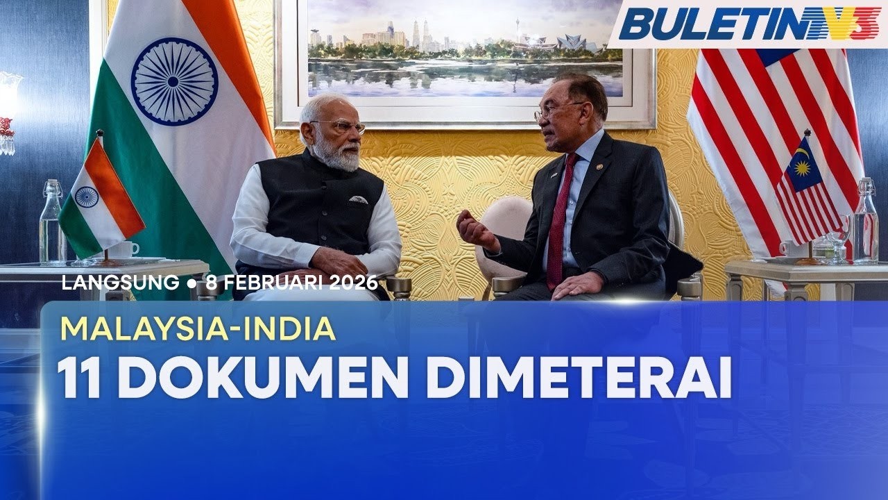 [LANGSUNG] Malaysia-India: Sidang Media Bersama | 8 Februari 2026