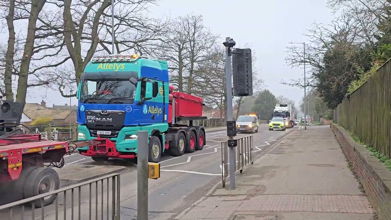 King's Lynn docks heavy haulage transformer Allelys 8/3/26
