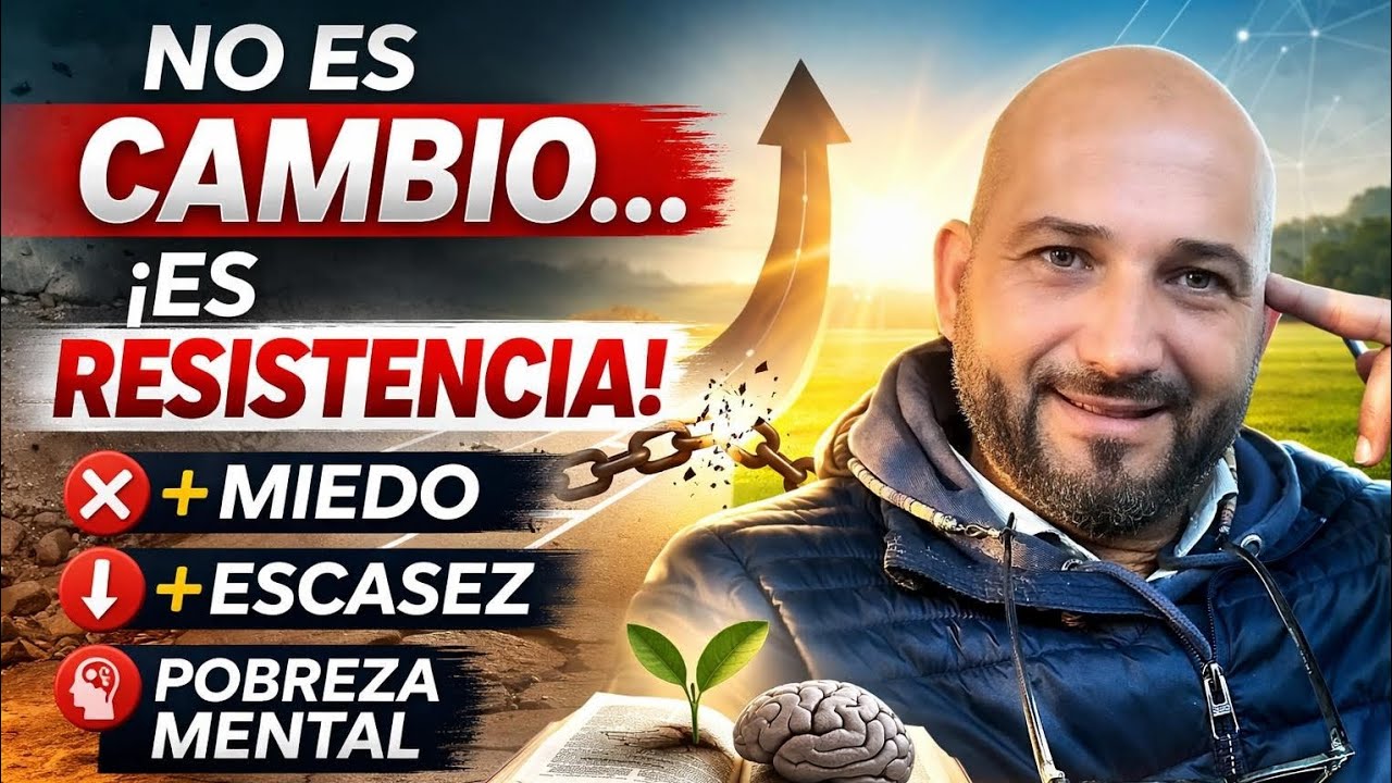 Crees que estás cambiando… pero solo te estás resistiendo.