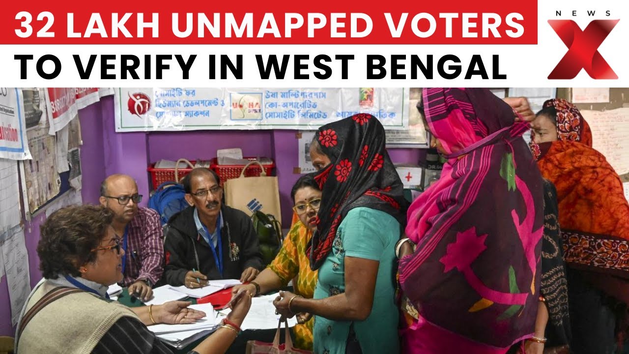 SIR Hearings Begin in West Bengal for 32 Lakh &lsquo;Unmapped&rsquo; Voters | NewsX