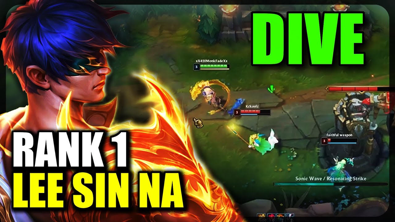 RANK 1 LEE SIN - EARLY GAME AGGRESSION