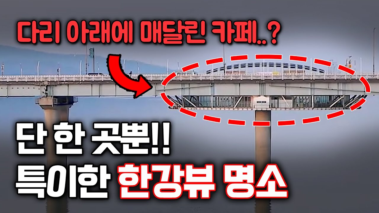한강 공원 말고 이 카페 가세요! 데이트는 물론 혼자놀기에도 좋은 한강 카페