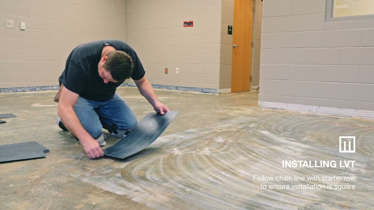 LVT Glue Down Installation
