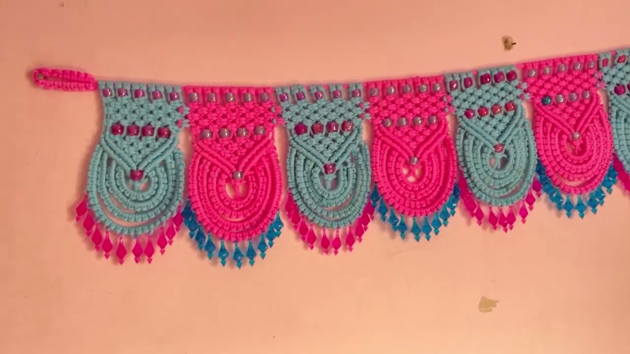 Easy Macrame Toran Door Hanging!!!