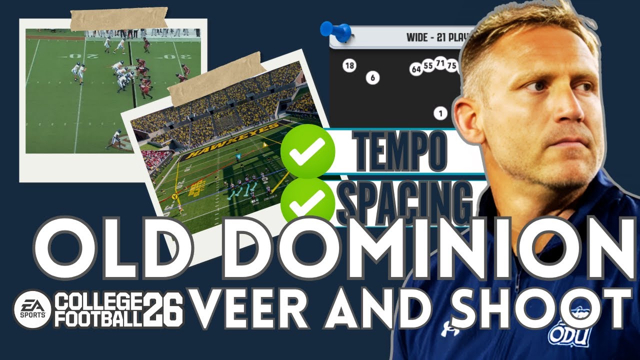 Small School, Big Plays! Old Dominion Offensive Scheme Pt. 1 College Football 26