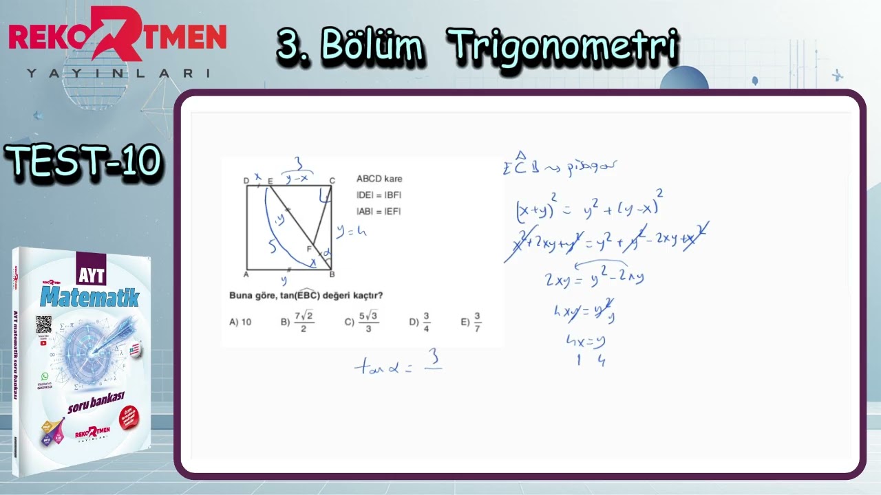 3. Bölüm Trigonometri Test 10