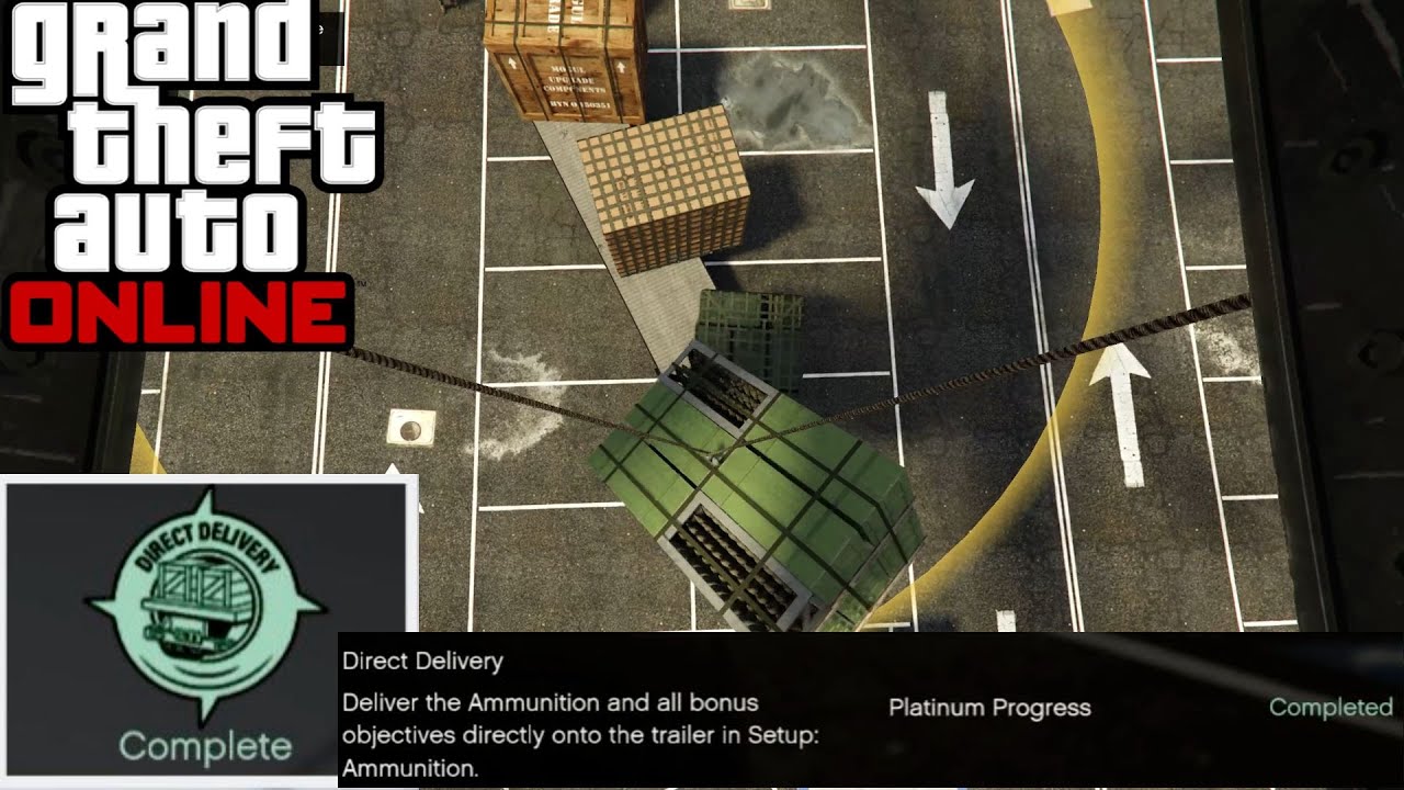 Hardest Award in GTA Online (Possibly) - Direct Delivery - Oscar Guzman - Setup : Ammunition (Guide)