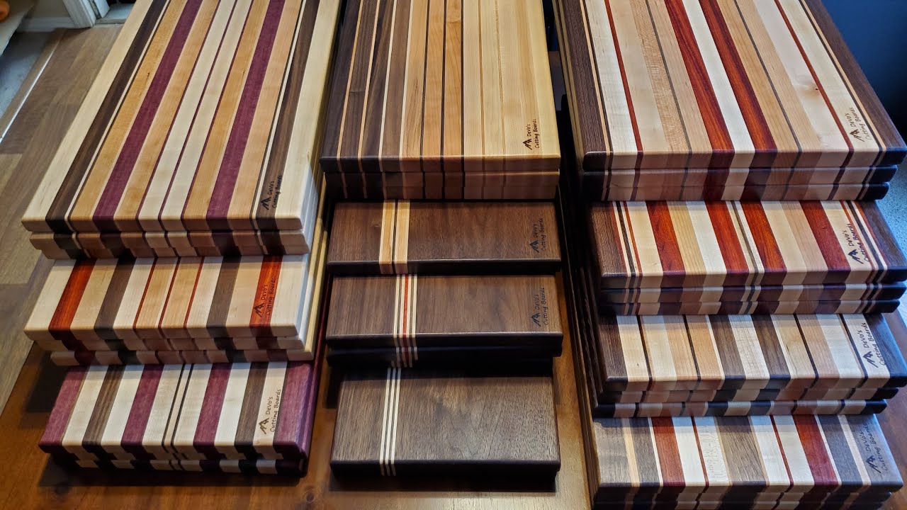 Large Batch of 30 Cutting Boards at a time, Tips and Tricks 2019