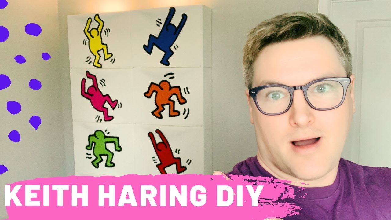 IKEA Makeover | Keith Haring Trone Wall Art/Storage
