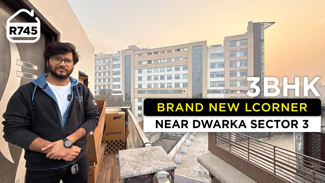 Aakash Healthcare से 2 कदम पर 3BHK flat for rent near Dwarka Sector 3 | BRS SHOW R745