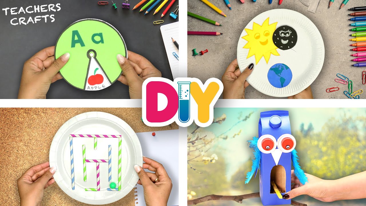 Educational & Fun Crafts to Make With Your Kids at Home! | Fast-n-Easy | DIY Labs