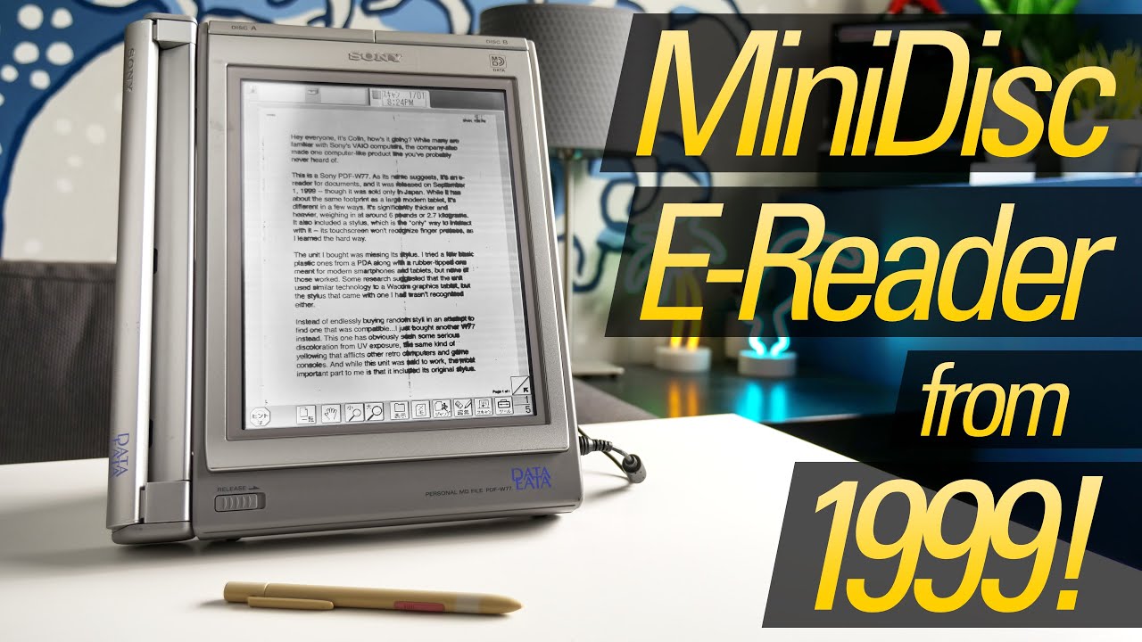The Sony MiniDisc Document Reader That Could Also Scan!