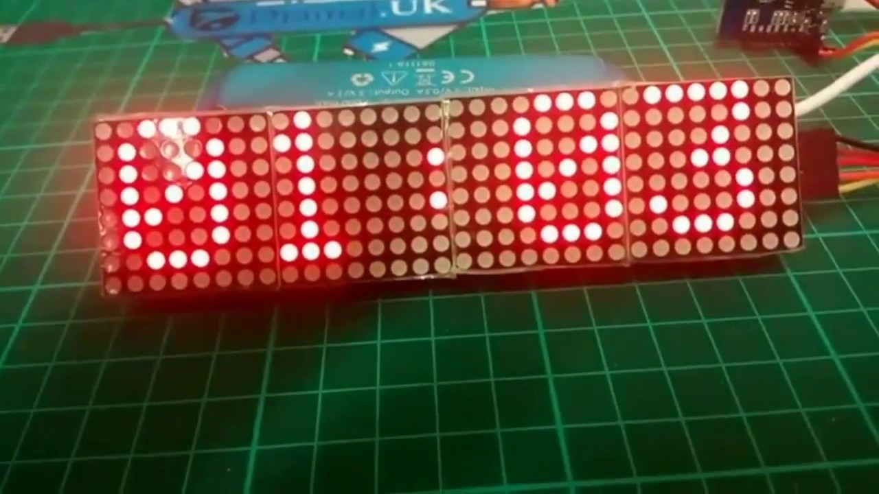ESP8266 Wemos Weather Clock and Scrolling Live News from al-jazeera english headlines