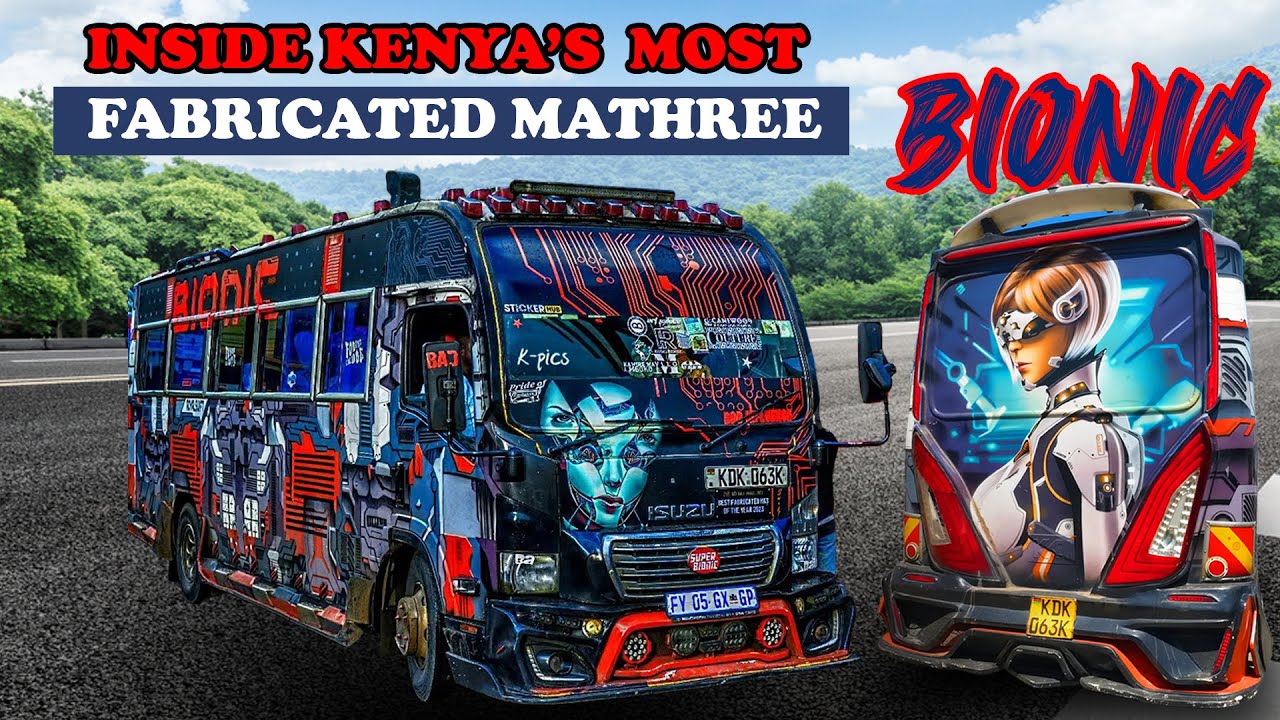 Riding in Style: The Nganya That Won 'BEST FABRICATED' Award in kenya!