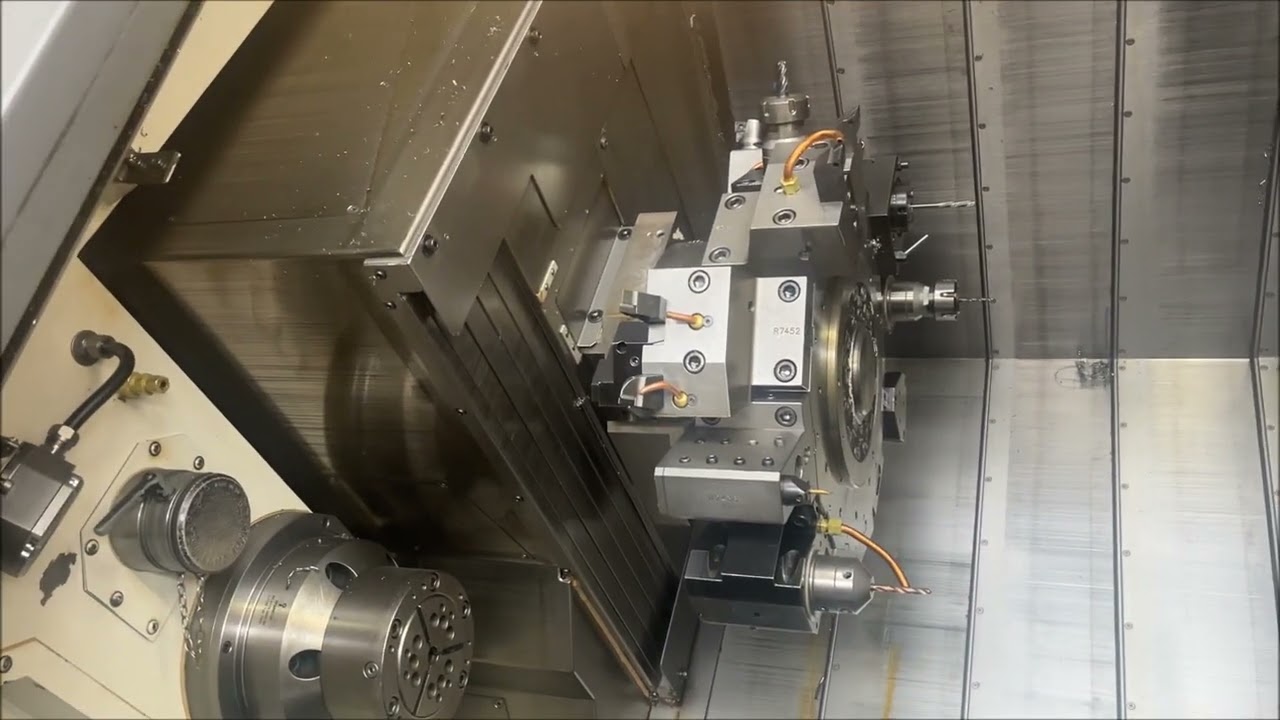 Nakamura WT 300 Multi Axis CNC Lathe with Magazine Barfeed (Year 2009)