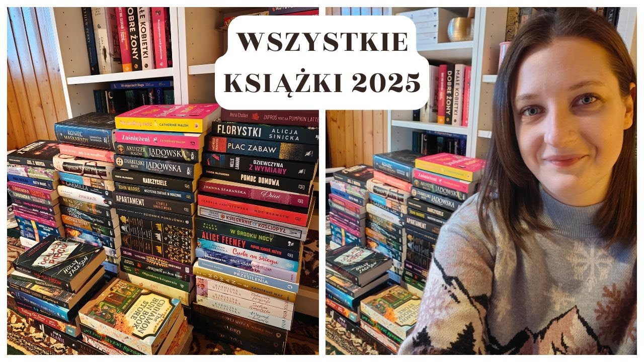 Wszystkie książki, które przeczytałam w 2025 roku| +100 książek 🤗📚🥳