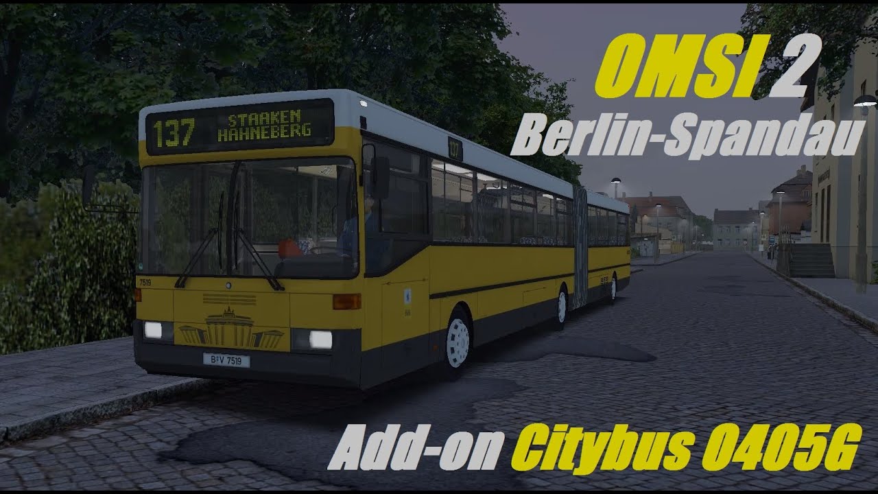 OMSI 2. Citybus O405G. Berlin-Spandau, Line 137. Part 2