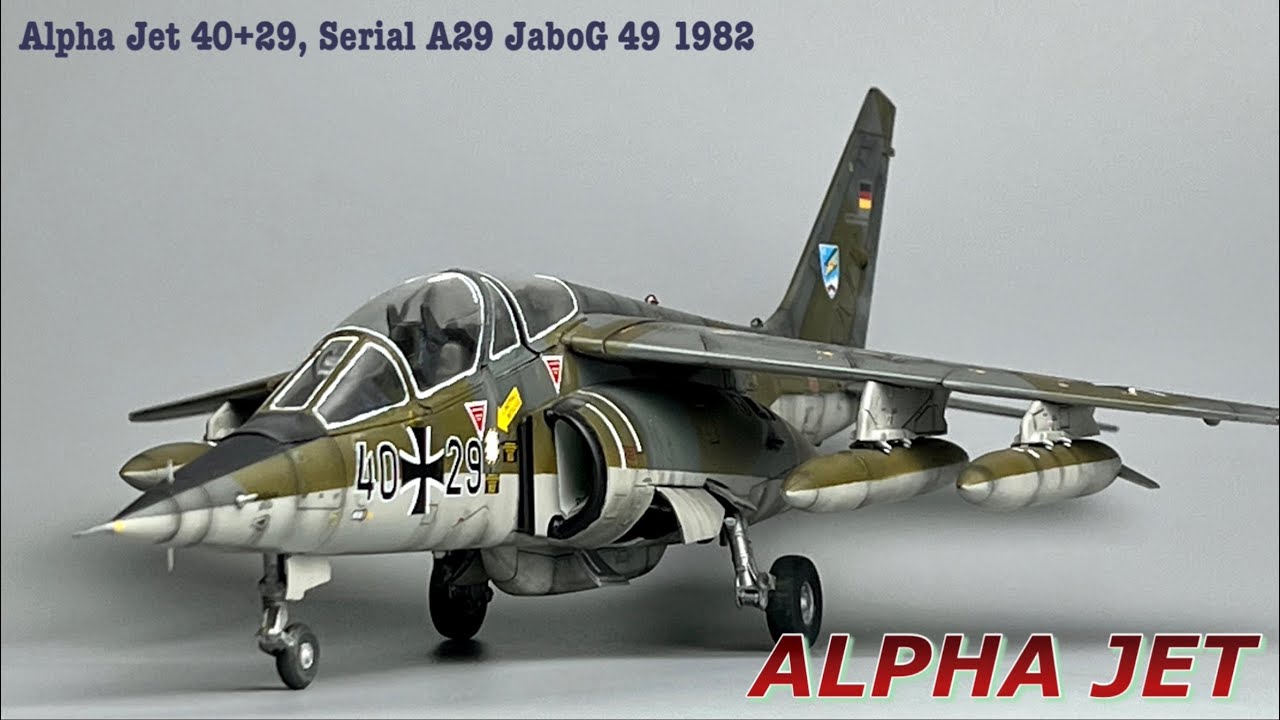 ALPHA JET(KINETIC 1/48)Full Build + Eng sub