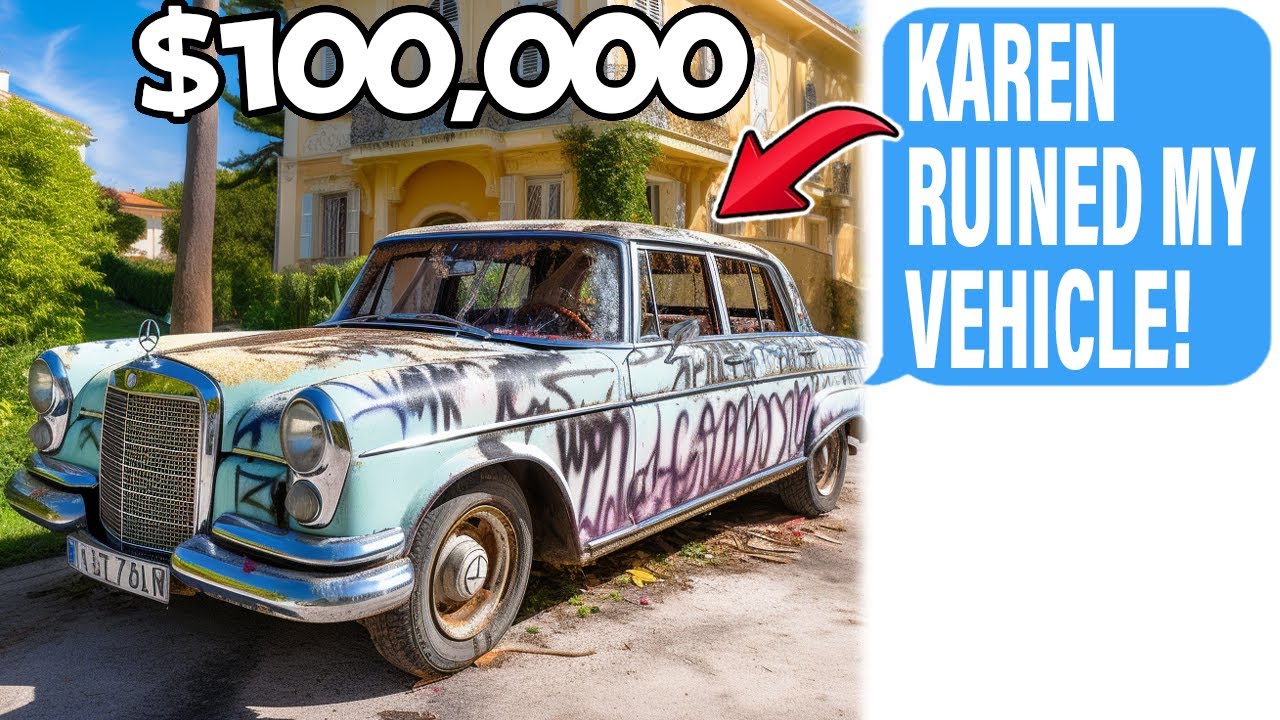 Karen SUES Me For My Classic Car Being OLD! She Vandalized & Towed It!