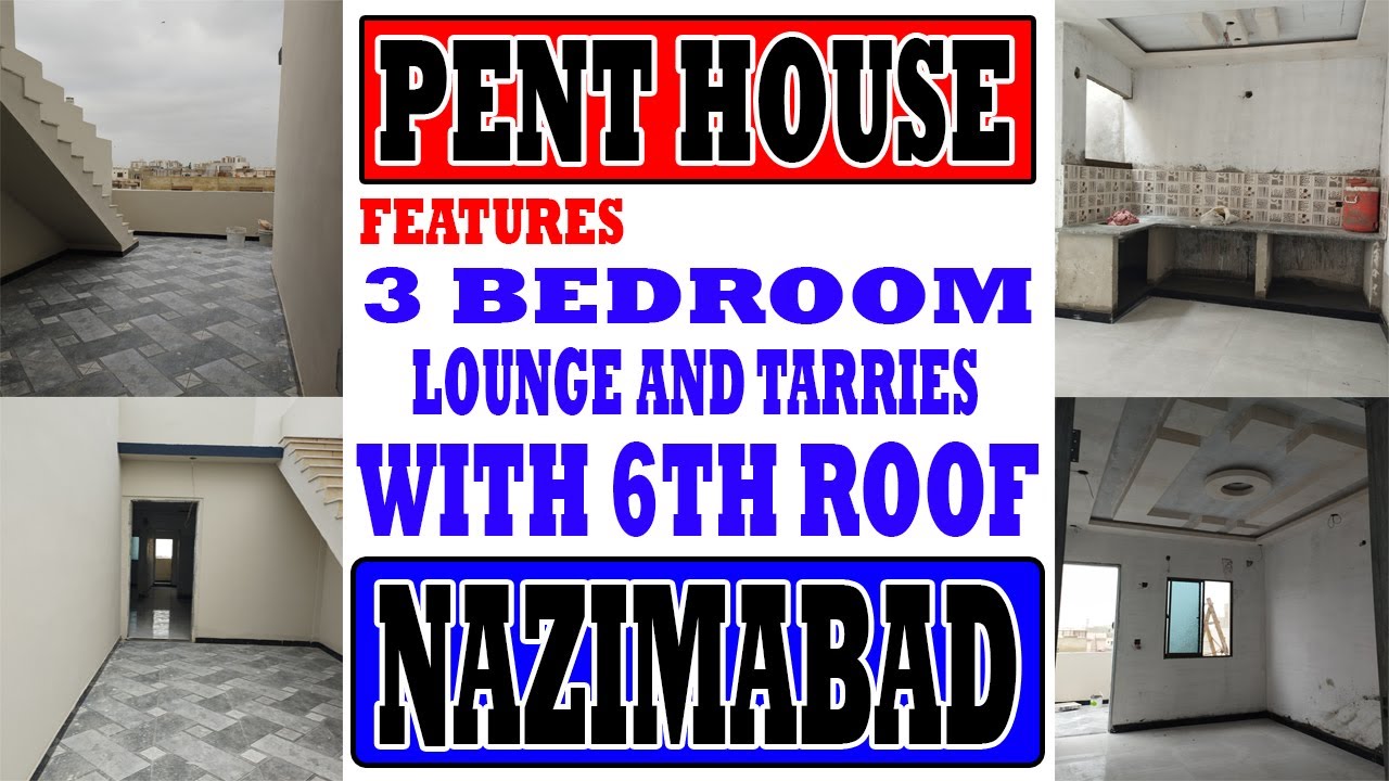 Property For Sale Final Look | Pent House For Sale Nazimabad 3F Karachi