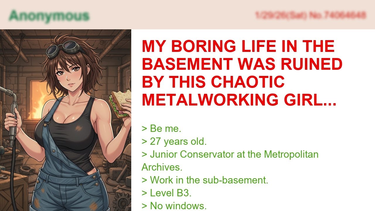 My Boring Life In The Basement Was Ruined By This Chaotic Metalworking Girl...