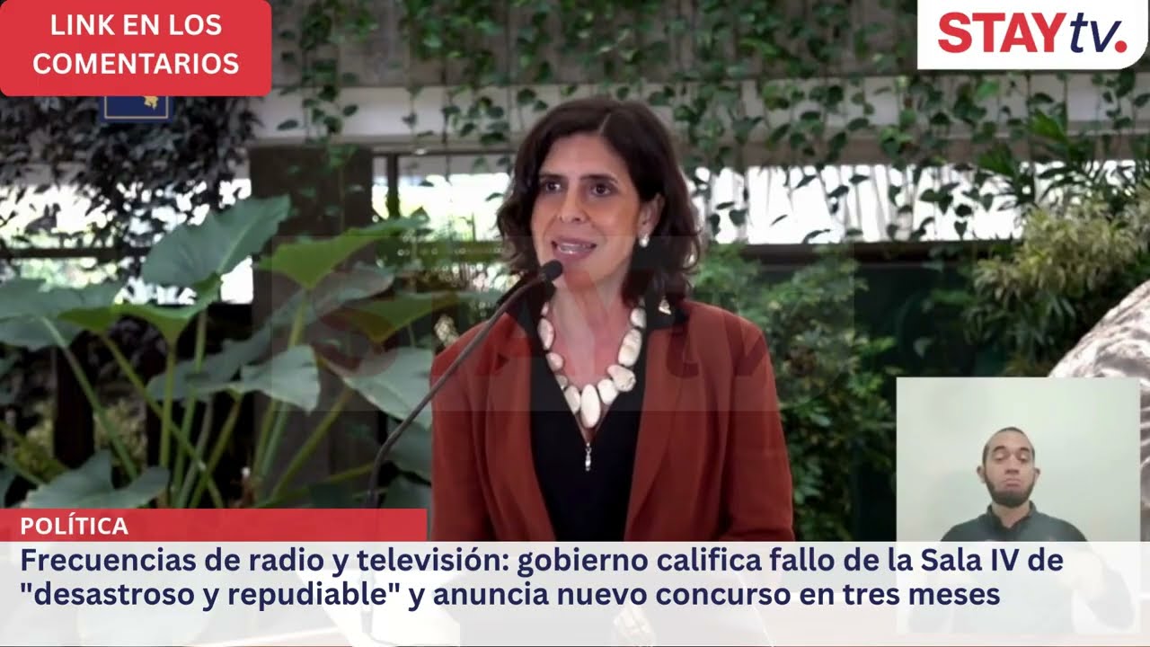 Frecuencias de radio y televisión: gobierno califica fallo de la Sala IV de 