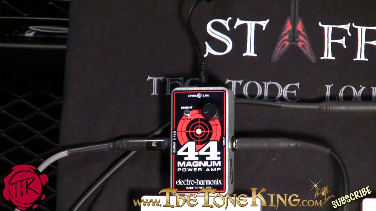 Демонстрация и обзор усилителя мощности Electro-Harmonix 44 Magnum EHX .44 mag