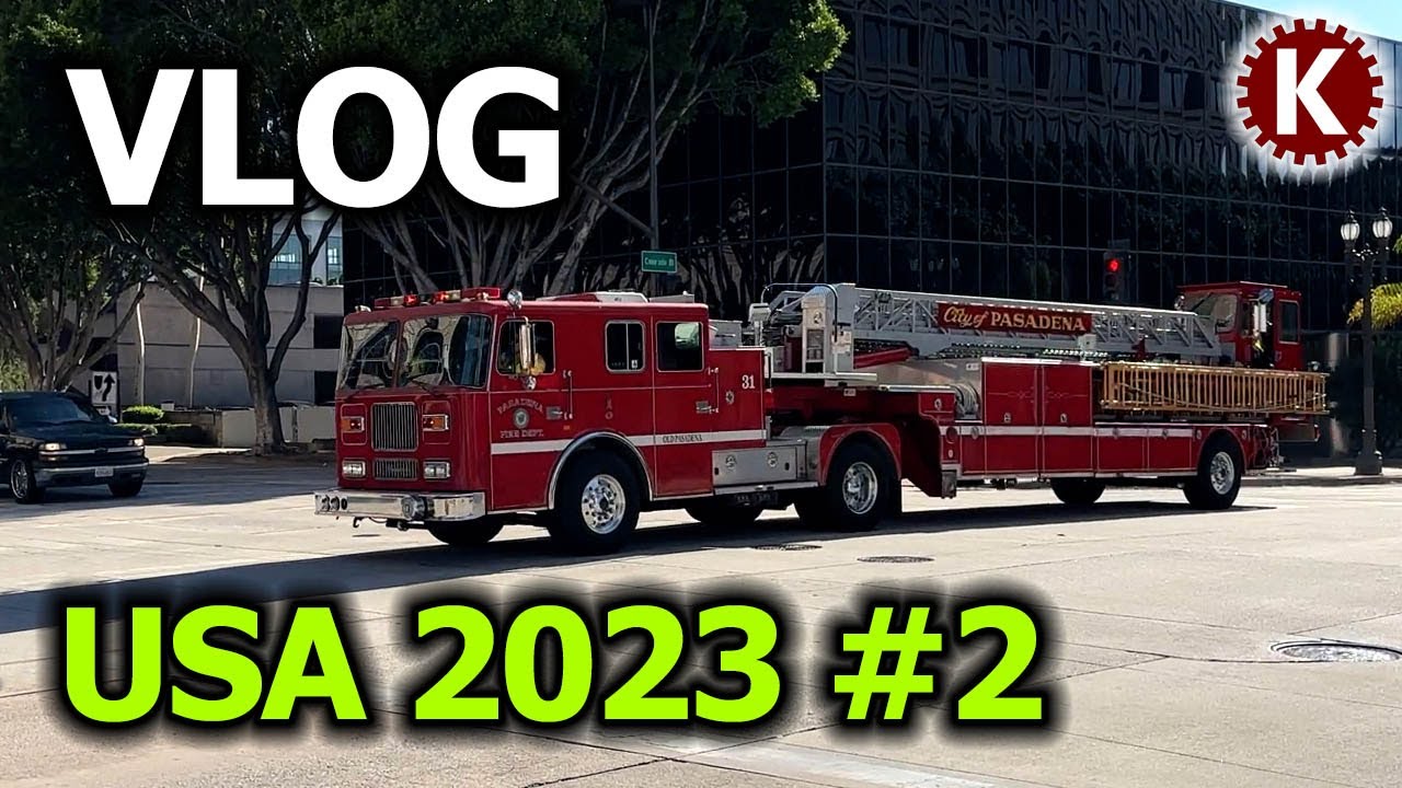 VLOG - USA 2023 - 2.díl - diskgolf, Old Pasadena, Queen Marry, lodičky v Needles